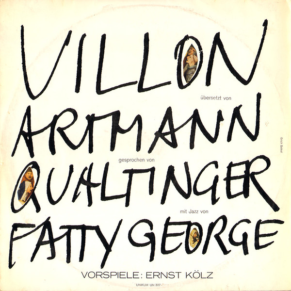 LP-Cover Villon Artmann Qualtinger Fatty George
